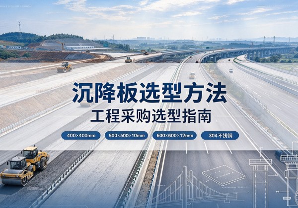 秀峰沉降板选择方法